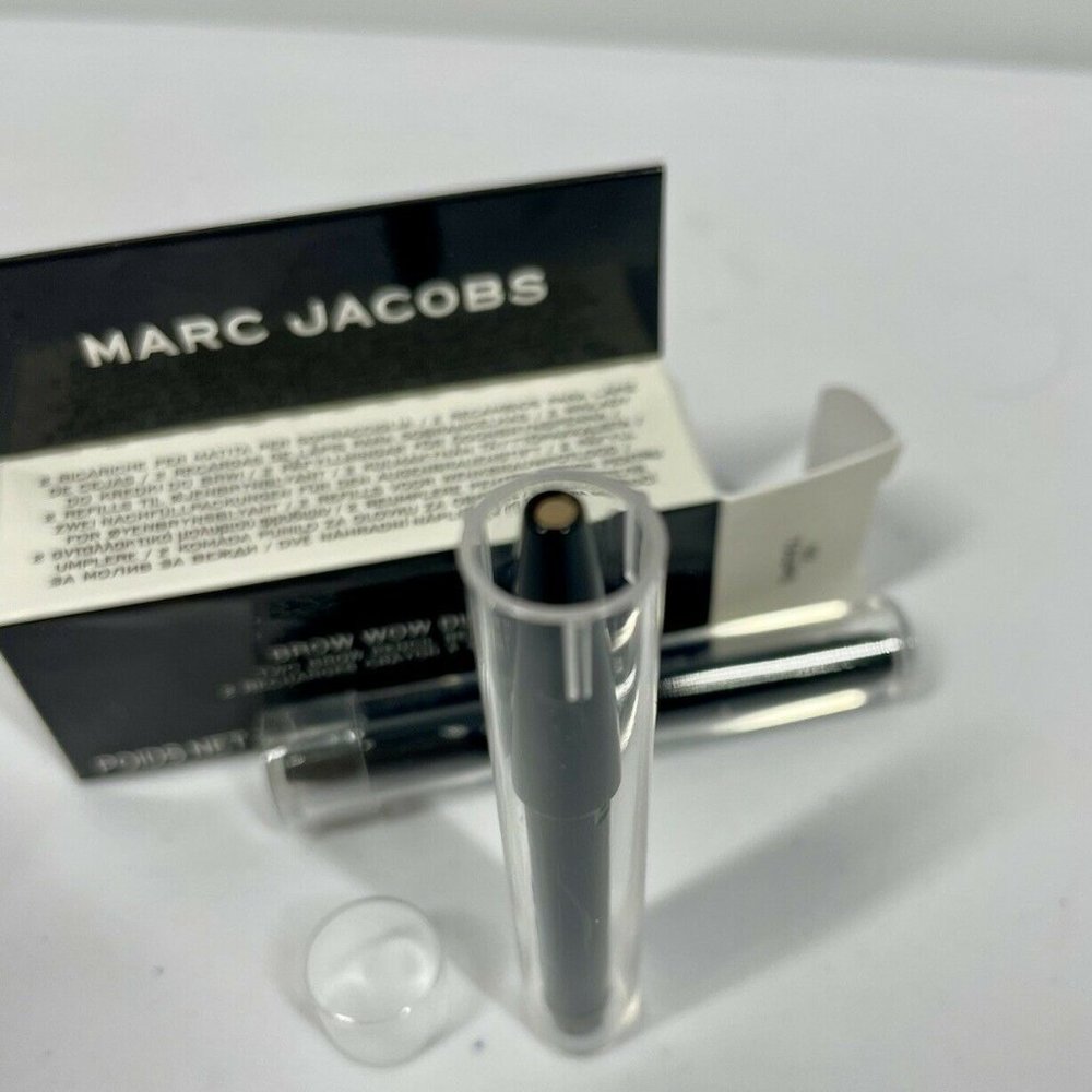 Marc Jacobs Brow Wow Duo Two Brow Pencil Refills ~ TAUPE #02 - Picture 2 of 3
